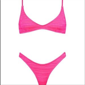 Triangl NWOT swimsuit neon pink MAIA MYSA